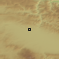Shaded relief of the 52 km around Dobroslavtsi, drawn from the GMTED2010 grid