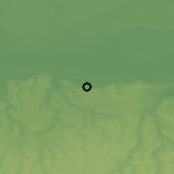 Shaded relief of the 52 km around Aydemir, drawn from the GMTED2010 grid