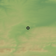 Shaded relief of the 52 km around Doyrentsi, drawn from the GMTED2010 grid