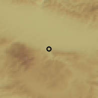 Shaded relief of the 52 km around German, drawn from the GMTED2010 grid
