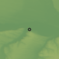 Shaded relief of the 52 km around Gigen, drawn from the GMTED2010 grid