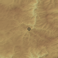 Shaded relief of the 53 km around Grokhotno, drawn from the GMTED2010 grid