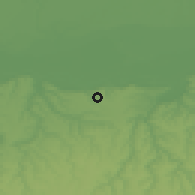 Shaded relief of the 52 km around Kalipetrovo, drawn from the GMTED2010 grid