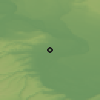 Shaded relief of the 52 km around Kapitanovtsi, drawn from the GMTED2010 grid