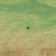 Shaded relief of the 52 km around Kilifarevo, drawn from the GMTED2010 grid