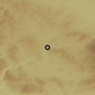 Shaded relief of the 52 km around Batanovtsi, drawn from the GMTED2010 grid