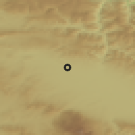 Shaded relief of the 52 km around Kostinbrod, drawn from the GMTED2010 grid