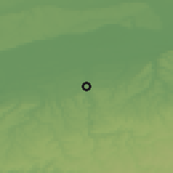 Shaded relief of the 52 km around Malko Vranovo, drawn from the GMTED2010 grid