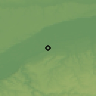Shaded relief of the 52 km around Marten, drawn from the GMTED2010 grid