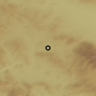 Shaded relief of the 52 km around Pernik, drawn from the GMTED2010 grid