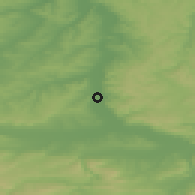 Shaded relief of the 52 km around Petko Karavelovo, drawn from the GMTED2010 grid