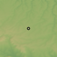 Shaded relief of the 52 km around Pet Mogili, drawn from the GMTED2010 grid