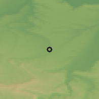 Shaded relief of the 52 km around Popitsa, drawn from the GMTED2010 grid