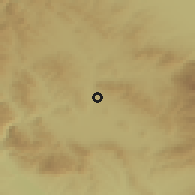 Shaded relief of the 52 km around Radomir, drawn from the GMTED2010 grid