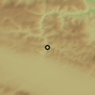 Shaded relief of the 52 km around Rebrovo, drawn from the GMTED2010 grid