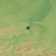 Shaded relief of the 52 km around Reselets, drawn from the GMTED2010 grid