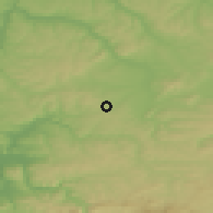 Shaded relief of the 52 km around Slavyanovo, drawn from the GMTED2010 grid