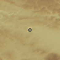 Shaded relief of the 52 km around Slivnitsa, drawn from the GMTED2010 grid