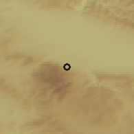 Shaded relief of the 52 km around Sofiya Kv.Dragalevtsi, drawn from the GMTED2010 grid
