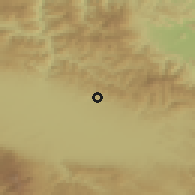 Shaded relief of the 52 km around Sofiya Kv.Seslavtsi, drawn from the GMTED2010 grid