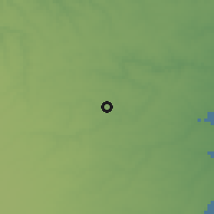 Shaded relief of the 52 km around Spasovo, drawn from the GMTED2010 grid