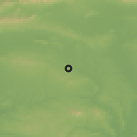 Shaded relief of the 52 km around Boyadzhik, drawn from the GMTED2010 grid