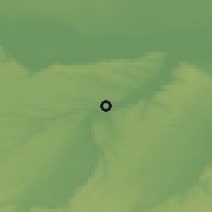 Shaded relief of the 52 km around Stavertsi, drawn from the GMTED2010 grid