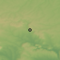 Shaded relief of the 52 km around Stoyan Mikhaylovski, drawn from the GMTED2010 grid