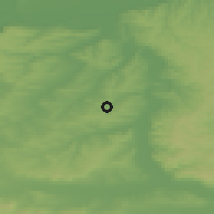 Shaded relief of the 52 km around Strakhilovo, drawn from the GMTED2010 grid