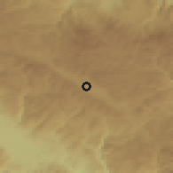 Shaded relief of the 53 km around Syrnitsa, drawn from the GMTED2010 grid
