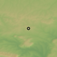 Shaded relief of the 52 km around Timarevo, drawn from the GMTED2010 grid