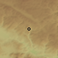 Shaded relief of the 53 km around Vaklinovo, drawn from the GMTED2010 grid