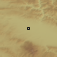 Shaded relief of the 52 km around Voluyak, drawn from the GMTED2010 grid