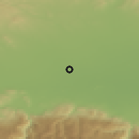 Shaded relief of the 53 km around Voysil, drawn from the GMTED2010 grid