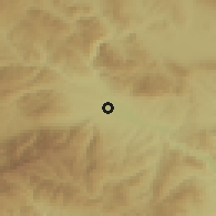 Shaded relief of the 52 km around Yabylkovo, drawn from the GMTED2010 grid