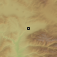 Shaded relief of the 53 km around Yakhinovo, drawn from the GMTED2010 grid
