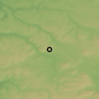 Shaded relief of the 52 km around Zaraevo, drawn from the GMTED2010 grid