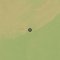 Shaded relief of the 60 km around Bakaridougou, drawn from the GMTED2010 grid