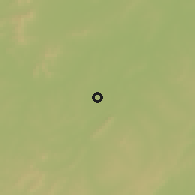 Shaded relief of the 60 km around Bama, drawn from the GMTED2010 grid