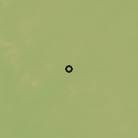 Shaded relief of the 60 km around Fatin, drawn from the GMTED2010 grid