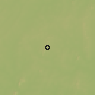 Shaded relief of the 60 km around Kari, drawn from the GMTED2010 grid