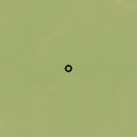 Shaded relief of the 60 km around Kirsi, drawn from the GMTED2010 grid