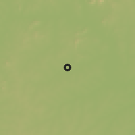 Shaded relief of the 60 km around Bapla Birifor, drawn from the GMTED2010 grid