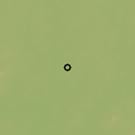 Shaded relief of the 60 km around Kwon, drawn from the GMTED2010 grid