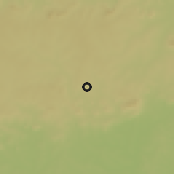 Shaded relief of the 60 km around Moussodougou, drawn from the GMTED2010 grid