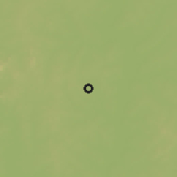 Shaded relief of the 60 km around Babora, drawn from the GMTED2010 grid