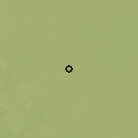Shaded relief of the 60 km around Noaka, drawn from the GMTED2010 grid