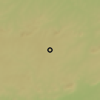 Shaded relief of the 60 km around Orodara, drawn from the GMTED2010 grid