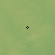 Shaded relief of the 60 km around Pama, drawn from the GMTED2010 grid