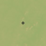Shaded relief of the 60 km around Poya, drawn from the GMTED2010 grid